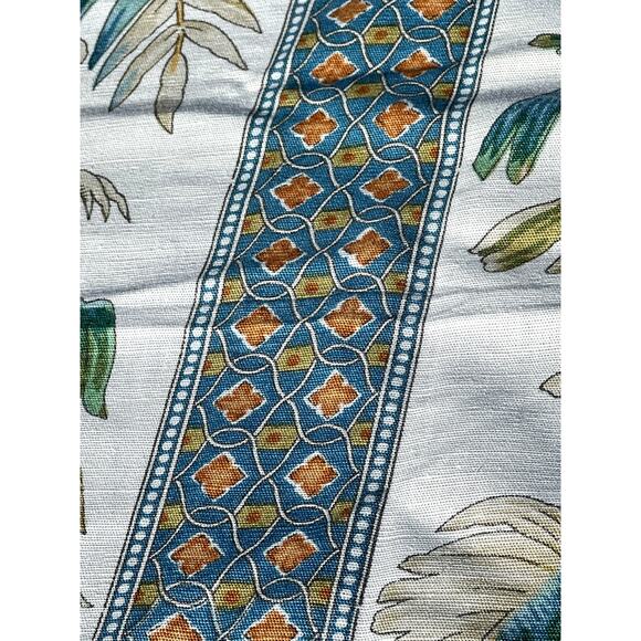 Vintage Designer Fabric Sample Brunschwig & Fils Defoe Stripe Linen Cotton 2003 - Picture 4 of 9